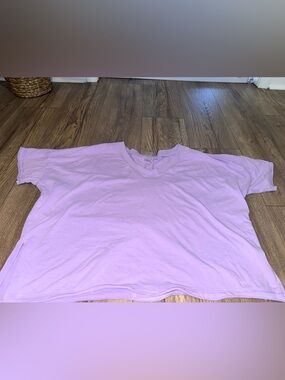 Lilac V-Neck Tee Altard State